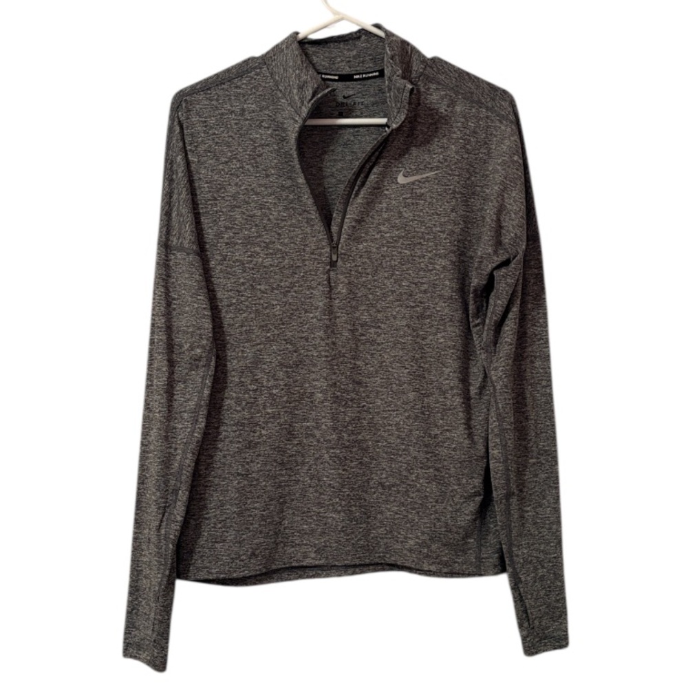 Nike Gray Element Quarter Zip Jacket - image 2
